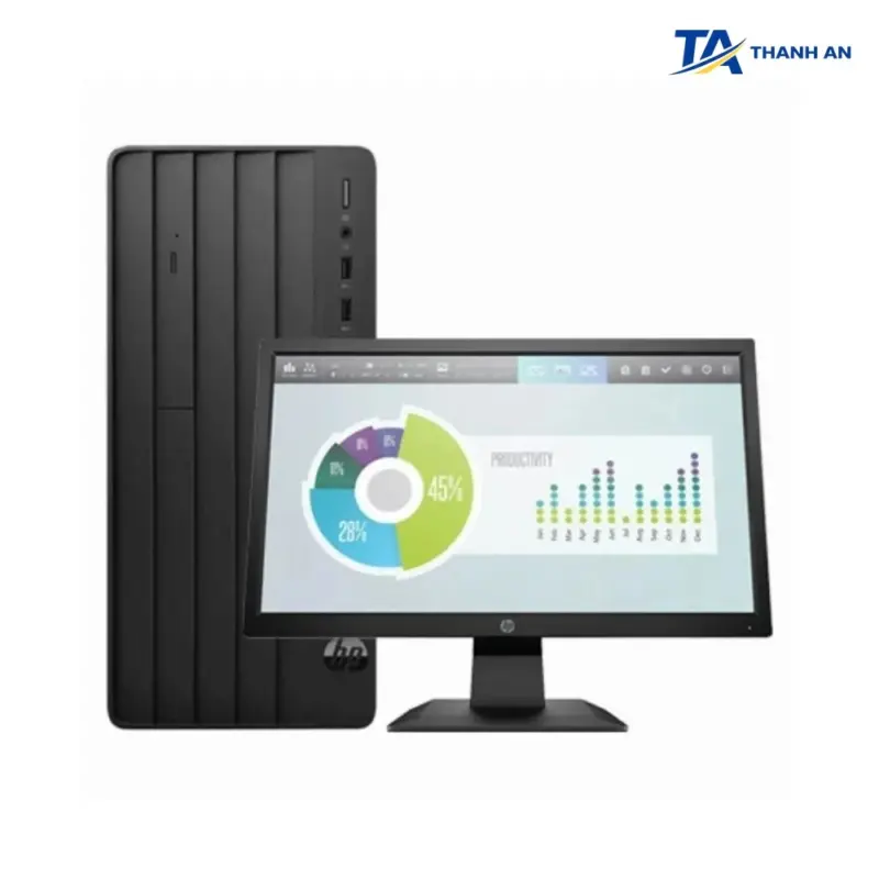 Máy tính để bàn HP Pro Tower 280 G9 CU3B7AT Chính Hãng (Intel Core i3-12100 / 8GB RAM / 256GB SSD / DOS) - Ảnh 2