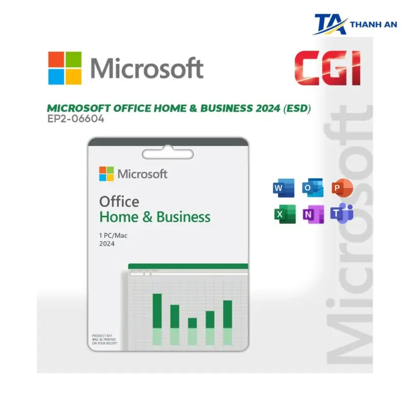 Phần mềm Office Microsoft Home & Business 2024 ESD EP2-06604 - Ảnh 2