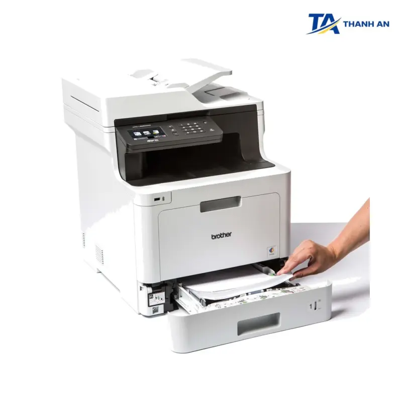Máy in laser màu công suất lớn Brother MFC-L8690CDW Chính Hãng (Đa năng, Duplex 2 mặt toàn diện, DADF, Gigabit LAN, Wi-Fi) - Ảnh 1