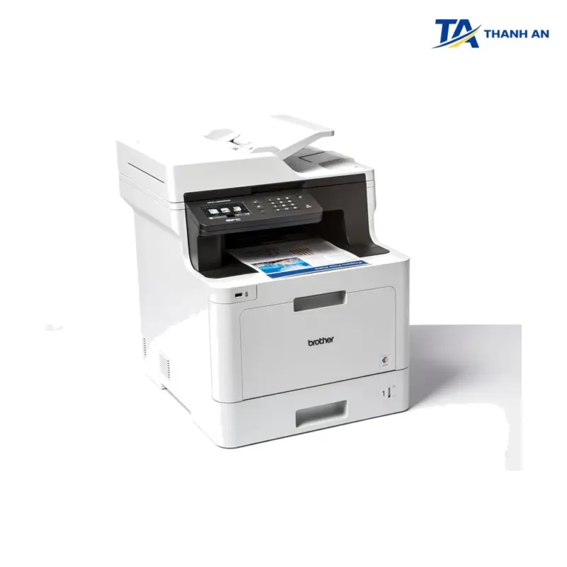 Máy in laser màu công suất lớn Brother MFC-L8690CDW Chính Hãng (Đa năng, Duplex 2 mặt toàn diện, DADF, Gigabit LAN, Wi-Fi) - Ảnh 2