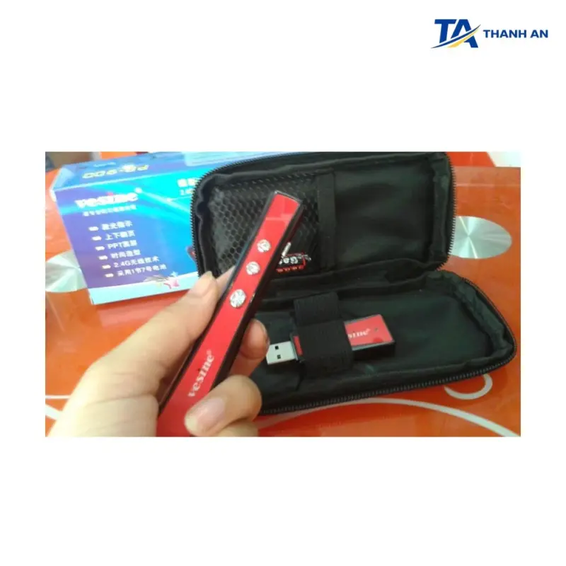 Bút chỉ laser lật trang slide Vesine PP-900 (Đầu thu USB gắn trong thân bút) - Ảnh 2