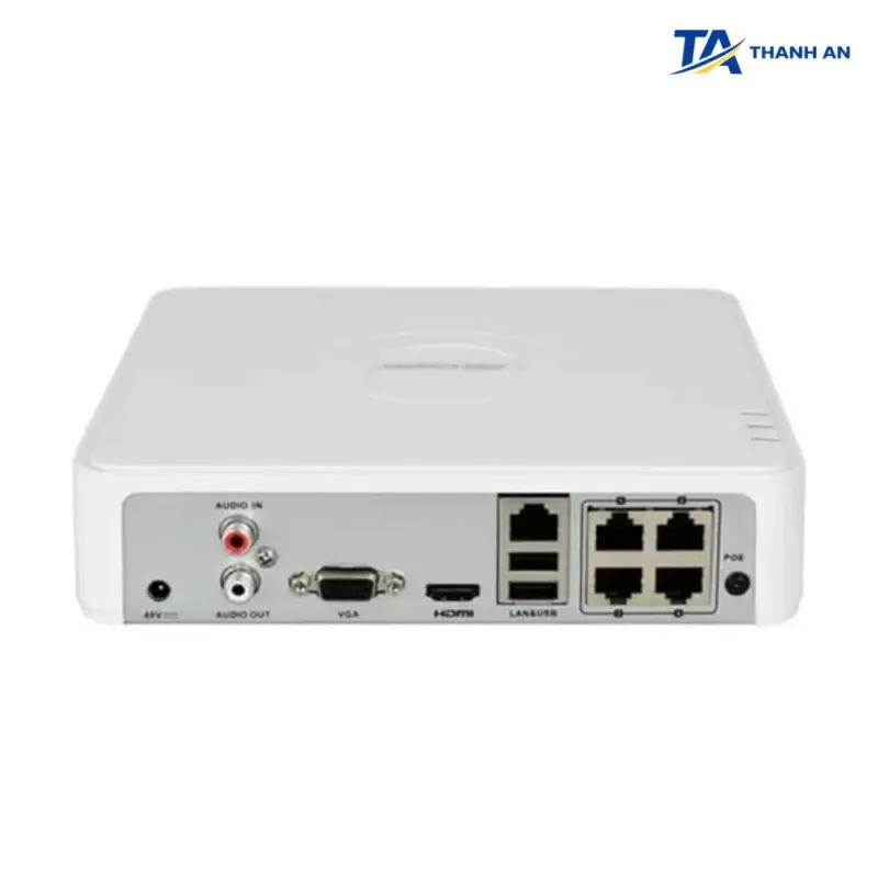 Đầu ghi hình IP 4 kênh HIKVISION DS-7104NI-Q1 chuẩn nén H.265+ tiết kiệm ổ cứng - Ảnh 1