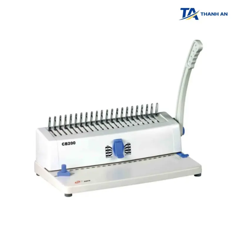 Máy đóng gáy lò xo xoắn ốc DSB CB-200 Chính Hãng (Khổ A4, Đục 15 tờ, Đóng 500 tờ) - Ảnh 2