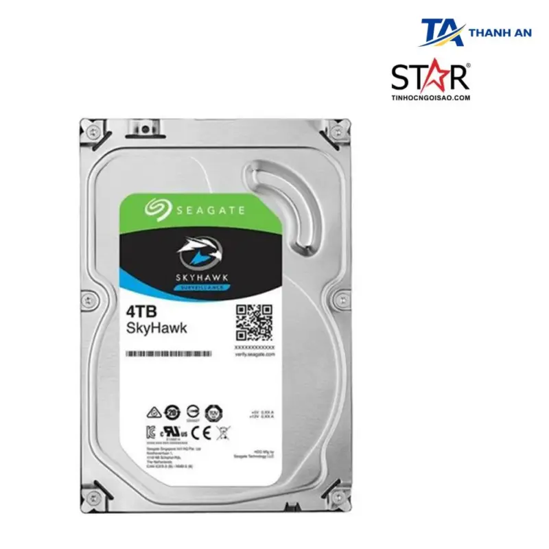 Ổ cứng chuyên dụng camera Seagate SkyHawk 4TB chính hãng độ bền cao - Ảnh 2