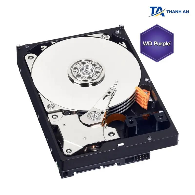 Ổ cứng chuyên dụng camera giám sát Western Digital Purple 2TB 24/7 AllFrame - Ảnh 2
