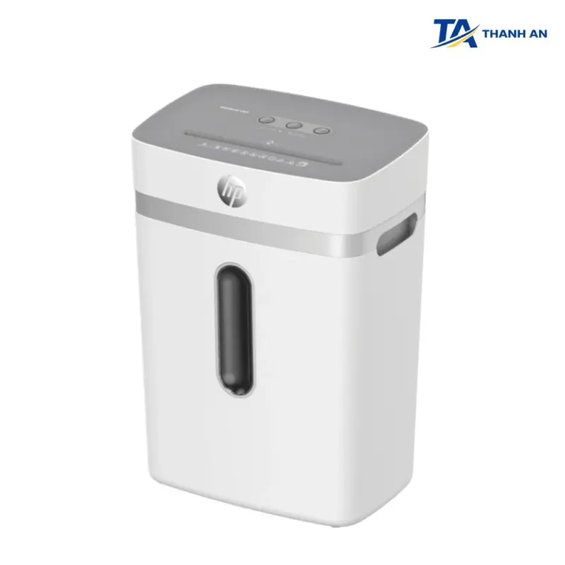 Máy hủy tài liệu HP OneShred 12CC Chính Hãng (Hủy vụn bảo mật P-4, 12 tờ/lần, Thùng 23L) - Ảnh 1