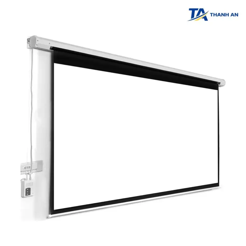 Màn chiếu điện điều khiển từ xa Dalite 120 inch (Kích thước 2.13m x 2.13m có Remote) - Ảnh 1