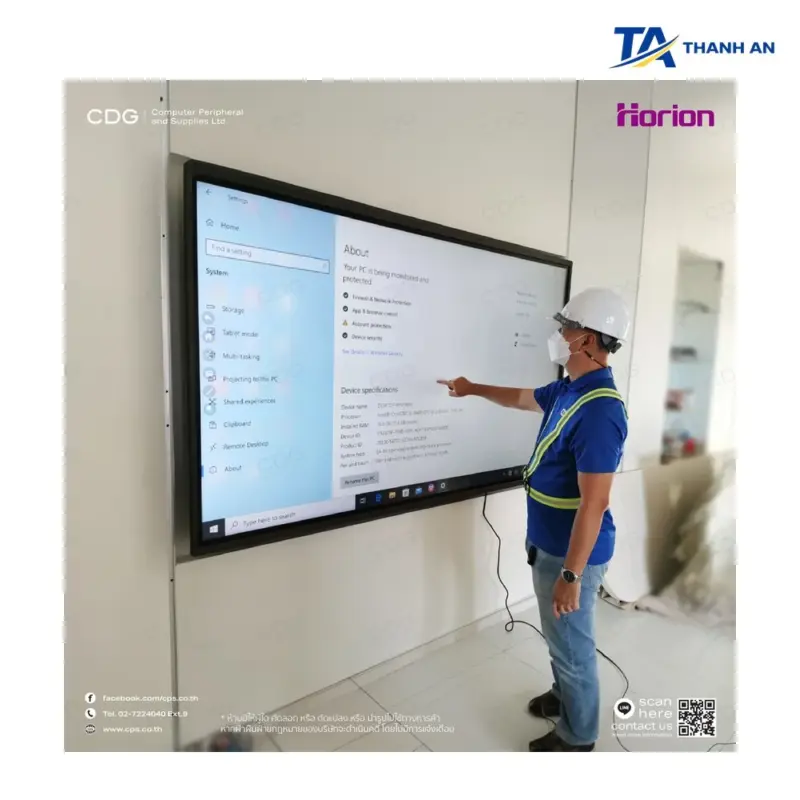Màn hình tương tác thông minh Horion 65 inch 4K (Cảm ứng 20 điểm, Kính cường lực) - Ảnh 2
