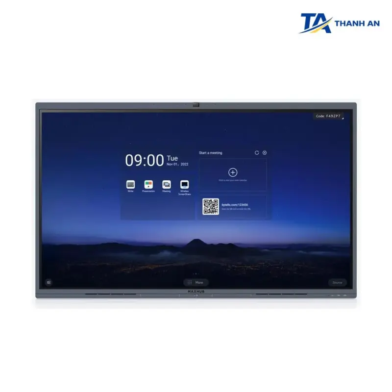Màn hình tương tác hội nghị Maxhub V6 Classic 75 inch (Camera 48MP, 8 Micro tích hợp) - Ảnh 1