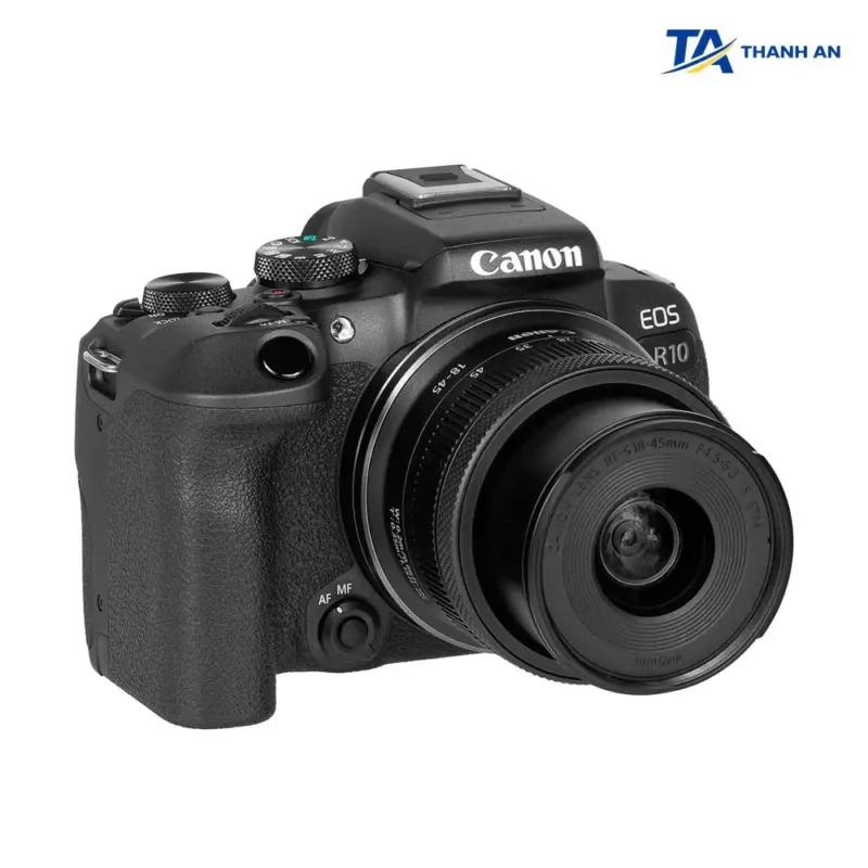 Máy ảnh kỹ thuật số Canon EOS R10 kit RF-S18-45mm IS STM Chính Hãng (24.2MP / 4K 60p / 23 fps / Dual Pixel II)