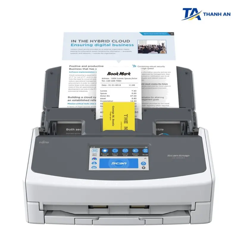Máy Scan Thông Minh Màn Hình Cảm Ứng Ricoh ScanSnap iX1600 (Wi-Fi) - Ảnh 2