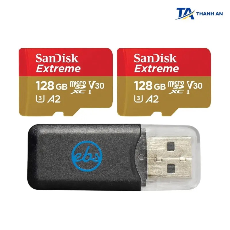 Thẻ nhớ SanDisk Extreme microSDXC 128GB 190MB/s V30 A2 4K UHD Chính Hãng - Ảnh 2