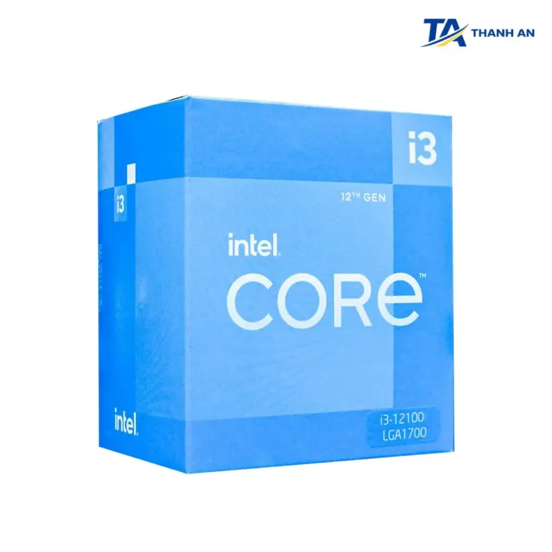 Bộ vi xử lý CPU Intel Core i3-12100 Chính Hãng (4 nhân 8 luồng / 4.30GHz / UHD 730 / LGA 1700) - Ảnh 1