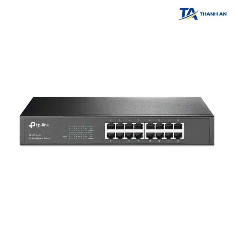 Switch chia mạng TP-Link TL-SG1016D Chính Hãng (16 Cổng Gigabit, Vỏ Sắt Để Bàn / Tủ Rack) - Ảnh 2